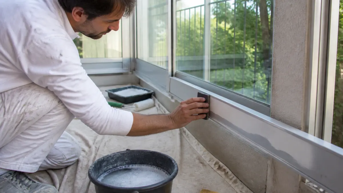 Comment repeindre une véranda en aluminium sans abîmer la structure ?