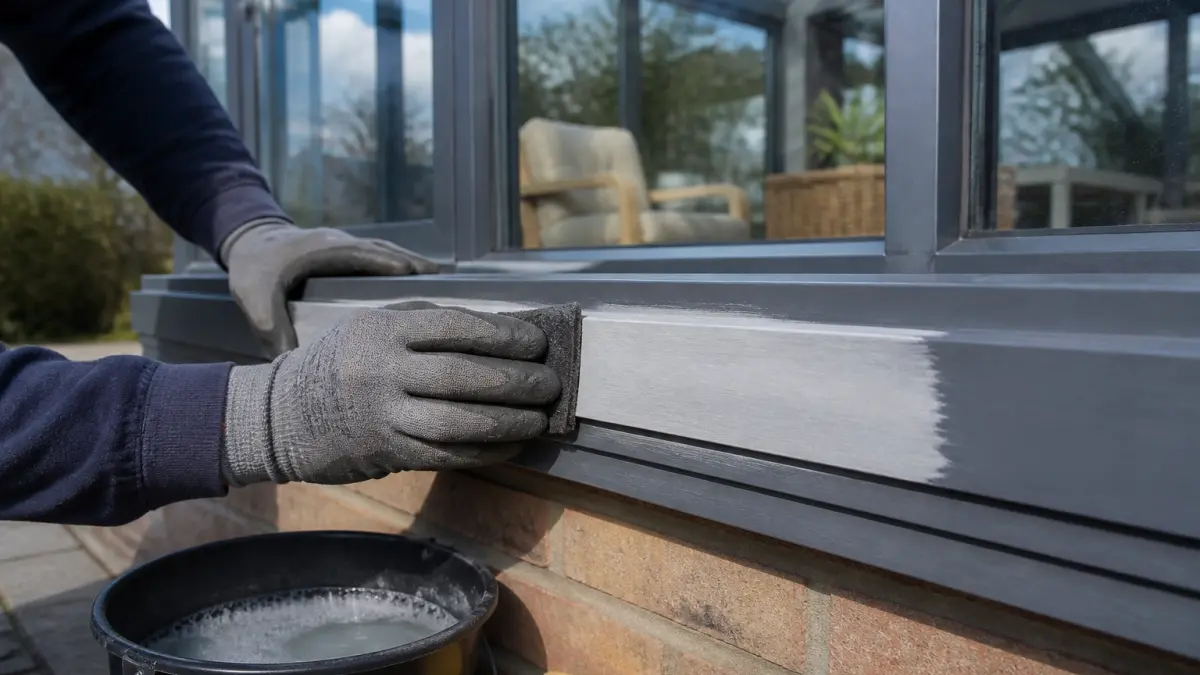 Comment repeindre une véranda en aluminium sans abîmer la structure ?
