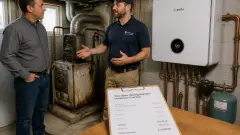 Remplacement d'une chaudière gaz par une pompe à chaleur : coût réel