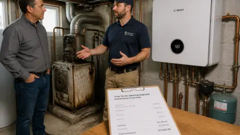Remplacement d'une chaudière gaz par une pompe à chaleur : coût réel